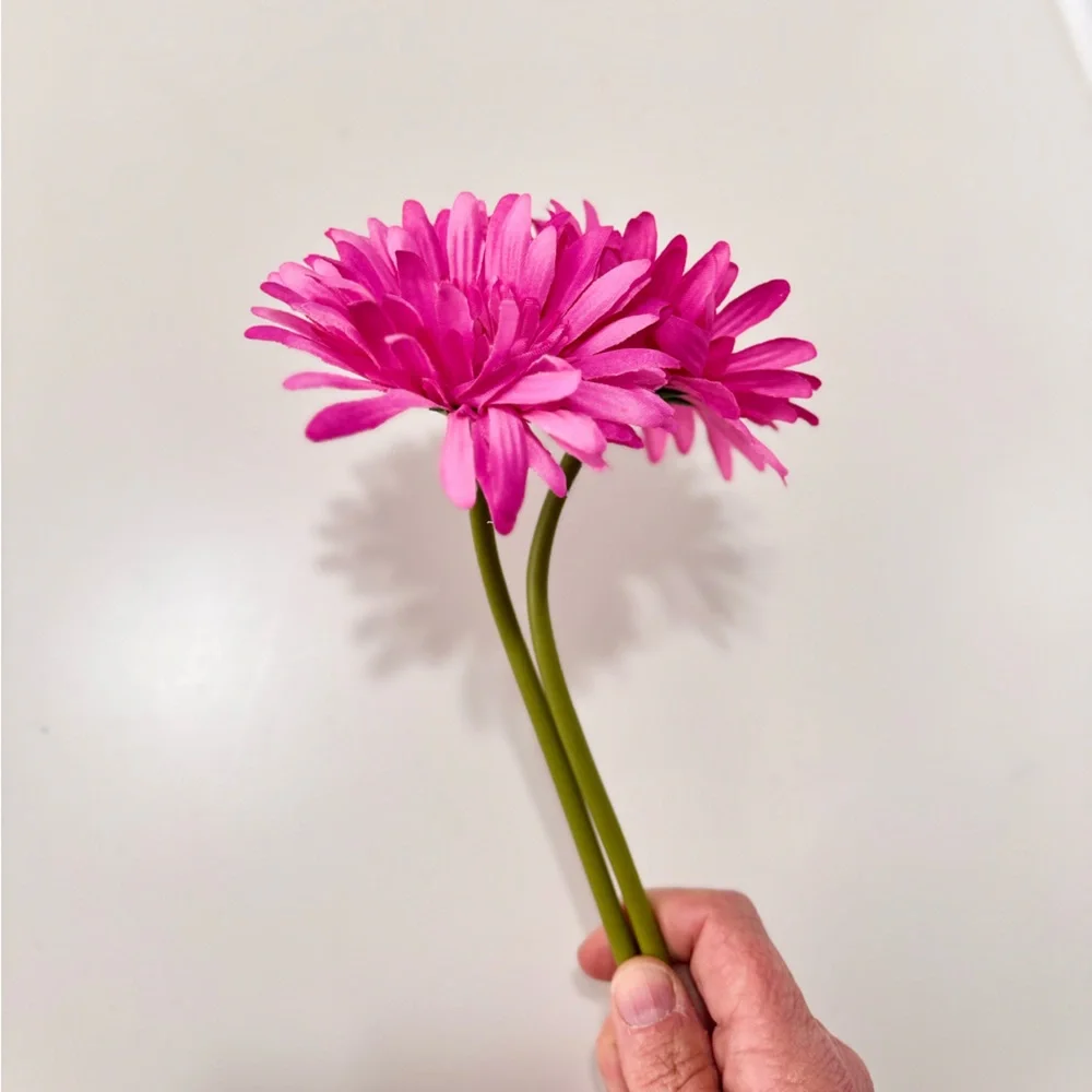 LIFELIKE Hot Pink Gerber Daisy Flowers Floral Home Decor Arrangement Wreath